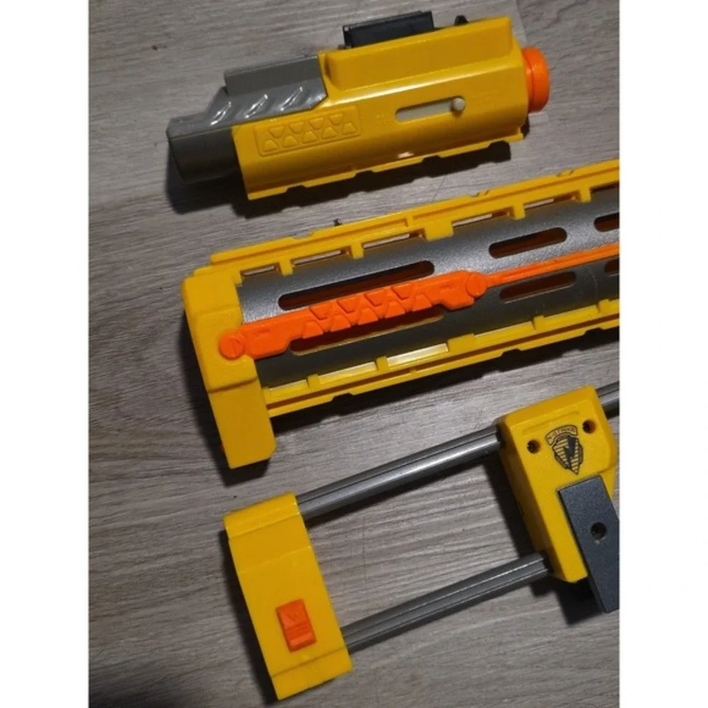 Nerf Recon N-Strike CS-6 2 Barrel Extensions Shoulder‎ Stock Replacement